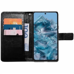 Wallet cover 3-kort Google Pixel 8 - Sort