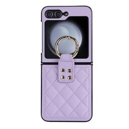 Rhombus Ring cover Samsung Galaxy Z Flip 5 - Lilla