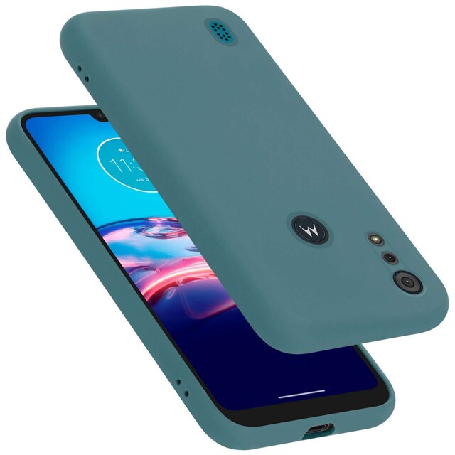 Motorola MOTO E6s 2020 Cover Etui Case (Grøn)