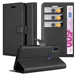 Samsung Galaxy A10s / M01s Pungetui Cover Case (Sort)