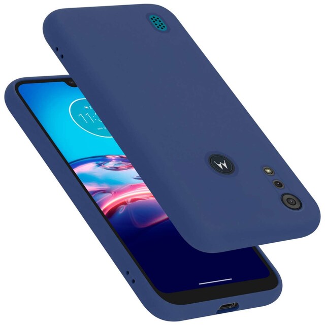 Motorola MOTO E6s 2020 Cover Etui Case (Blå)