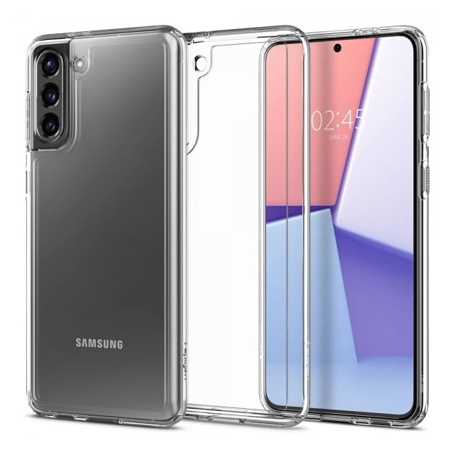 Spigen Samsung Galaxy S21 Skal Ultra Hybrid Crystal Clear