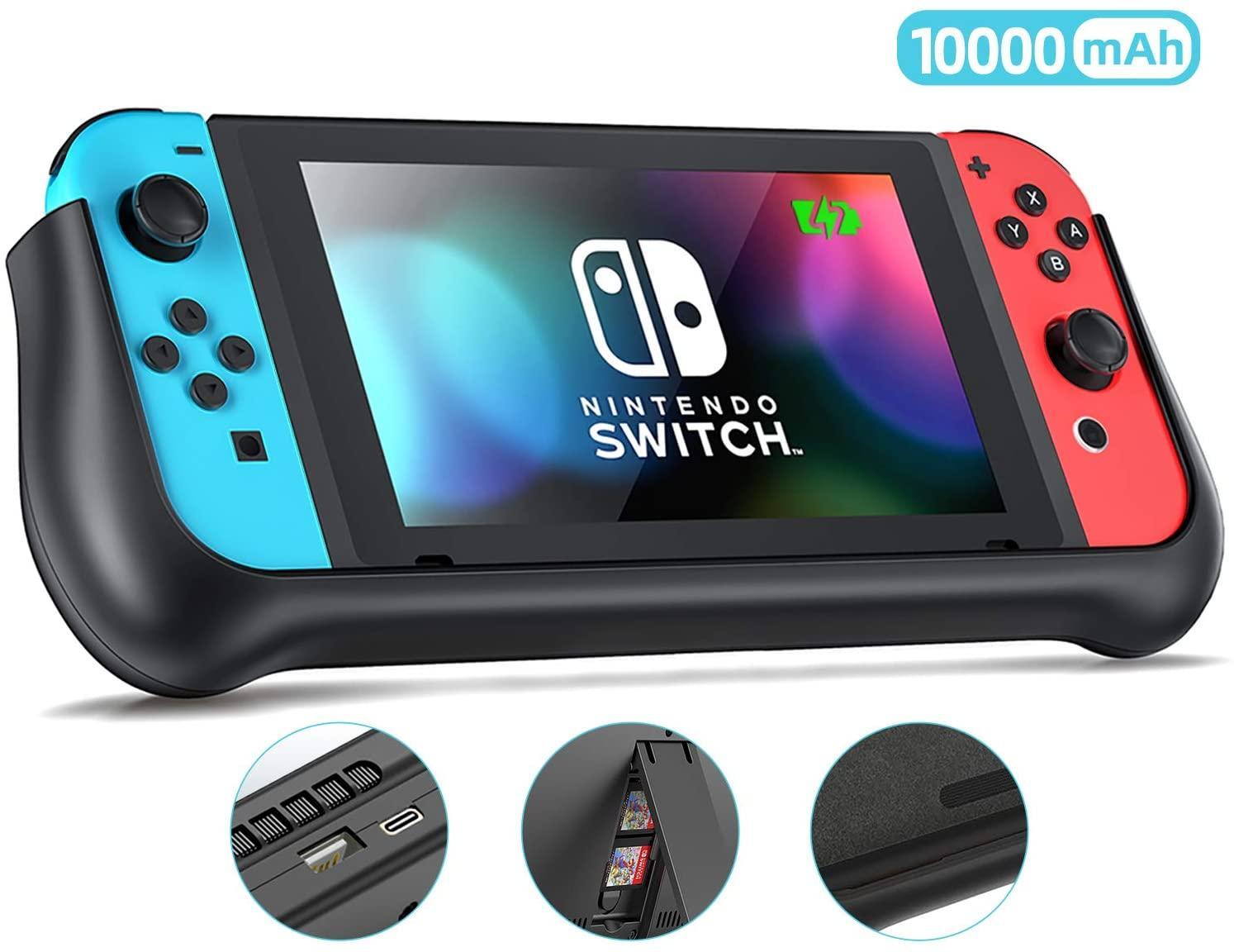 Bærbar oplader kompatibel med Nintendo Switch - sort | Elgiganten