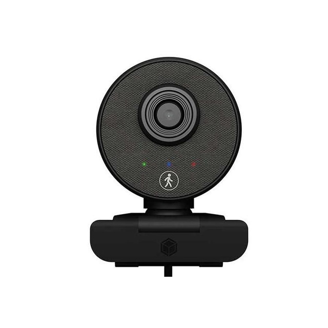 Raidsonic Webcam med mikrofon IB-CAM501-HD Sort