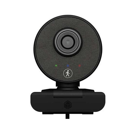 Raidsonic Webcam med mikrofon IB-CAM501-HD Sort | Elgiganten