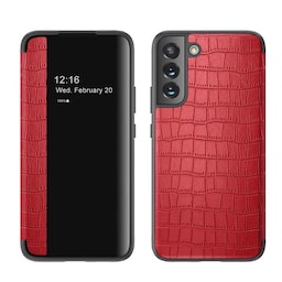 Crocodile FlipCover Samsung Galaxy S22  - rød