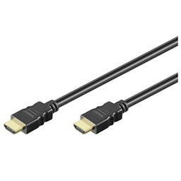 Manhattan HDMI Tilslutningskabel 2.00 m 323215-CG Audio Return Channel, Ultra HD-HDMI Sort [1x HDMI-stik - 1x H