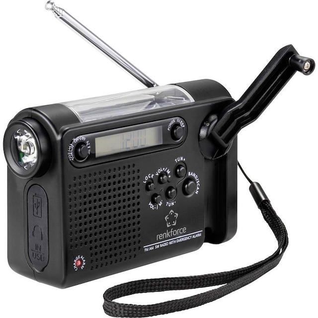 Renkforce RF-CR-200 Portable radio FM, AM, SW