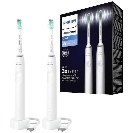 Philips Sonicare HX3675/13 Elektrisk tandbørste 2 stk