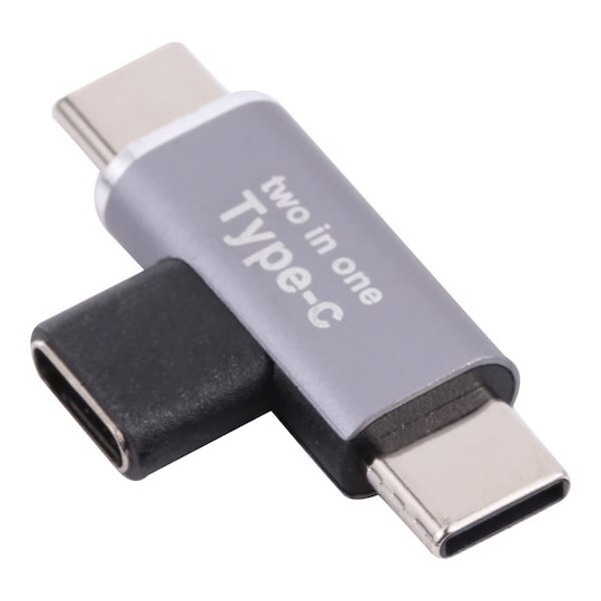 Rubin svamp Oberst Adapter USB-C-hun til USB-C-han + USB-C-han | Elgiganten
