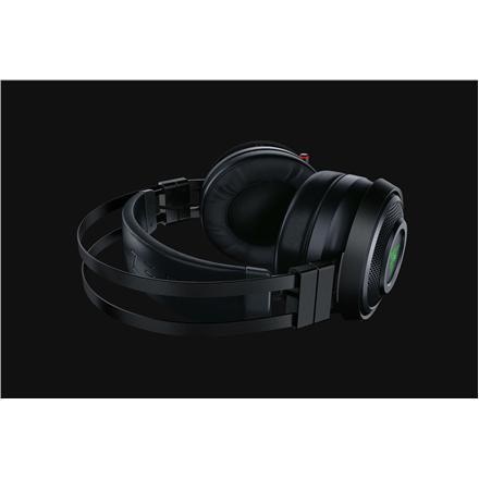 Razer Gaming Headset til Xbox One, Trådløst, Nari Ultimate, Sort/grønt,  Indbygget mikrofon | Elgiganten
