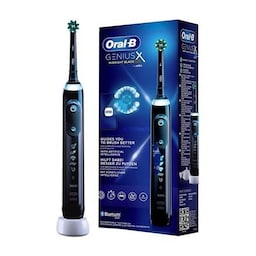 Oral-B elektrisk tandbørste Genius X Genopladelig, Til voksne, Antal børstehoveder inkluderet 1, Antal tænder børstetilstande 6, Midnight Black