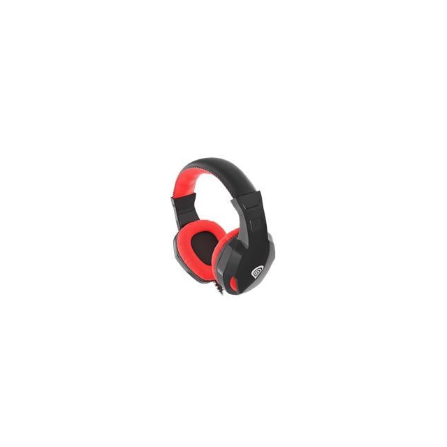 Genesis Gaming Headset, 3,5 mm, ARGON 100, Rød/Sort, Indbygget mikrofon