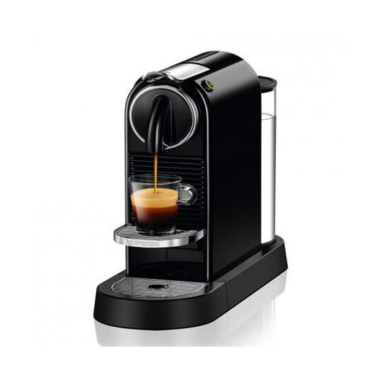 NESPRESSO Kaffemaskine Citiz Pumpetryk 19 bar, Capsule kaffemaskine, 1260  W, Sort | Elgiganten