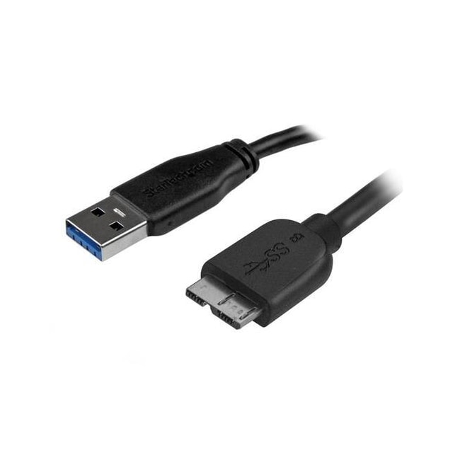 StarTech.com USB3AUB2MS, 2 m, USB A, Micro-USB B, USB 3.2 Gen 1 (3.1 Gen 1), Han