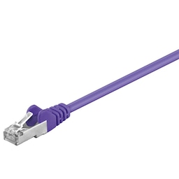 Goobay Netværkskabel CAT 5e, SF/UTP, violet, 0,5 m
