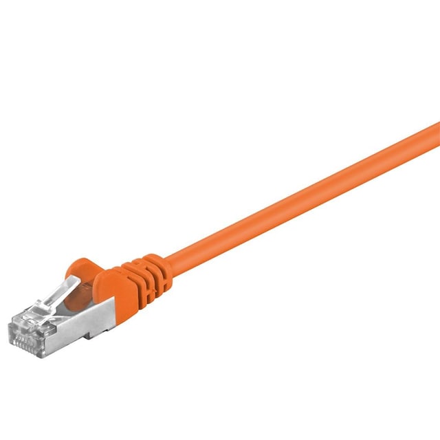 Goobay Netværkskabel CAT 5e, F/UTP, orange, 0,25 m