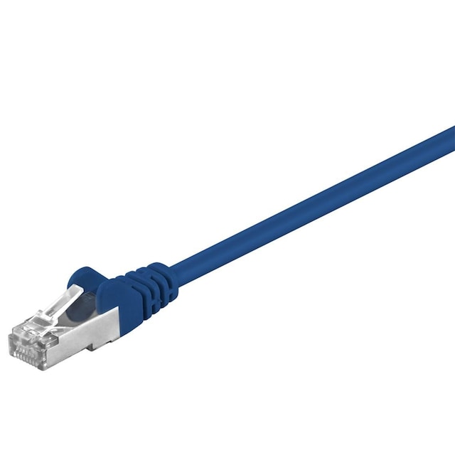 Goobay Netværkskabel CAT 5e, SF/UTP, blå, 0,25 m