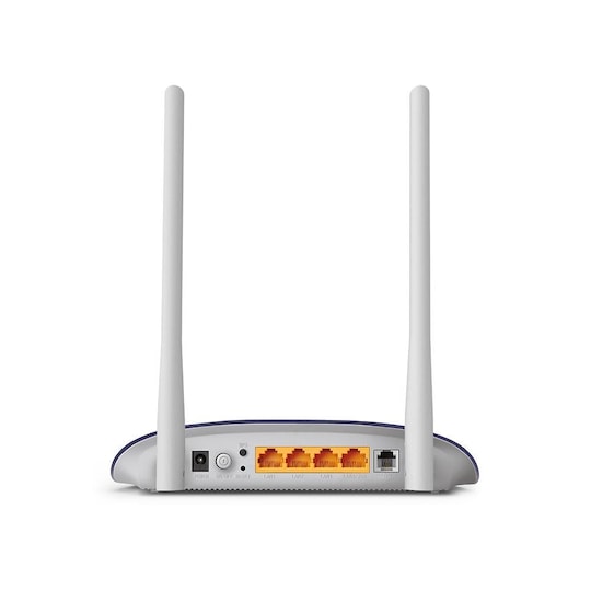 TP-LINK Trådløs N VDSL/ADSL Modem Router TD-W9960 802.11n, 300 Mbit/s,  10/100 Mbit/s, Ethernet LAN (RJ-45) porte 4, MU-MiMO Nej, Antenne antal 2 |  Elgiganten