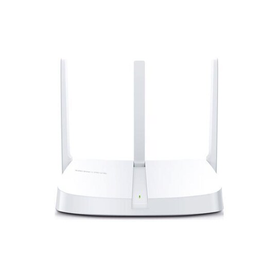 Mercusys Wireless N Router 802.11n, 300 Mbit/s, 10/100 Mbit/s, Ethernet LAN porte 3, Antennetype 3xFixed, Hvid | Elgiganten