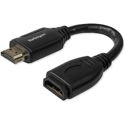 StarTech.com Höghastighets portsparande HDMI-kabel - 4K 60 Hz - 15 cm, 0,152 m,