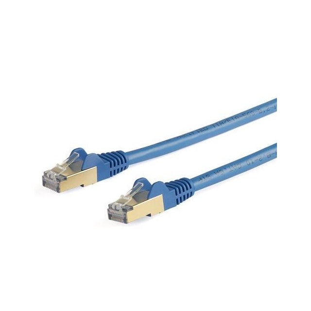 StarTech.com 6ASPAT7MBL, 7 m, Cat6a, S/UTP (STP), RJ-45, RJ-45