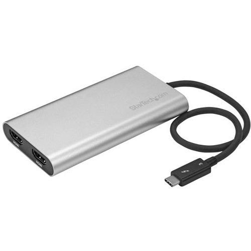 StarTech.com Thunderbolt til dual HDMI -adapter - 4k 30 Hz - kun kompatibel | Elgiganten
