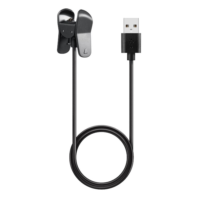Garmin Vivosmart 3 1m USB Opladningskabelholder - Sort