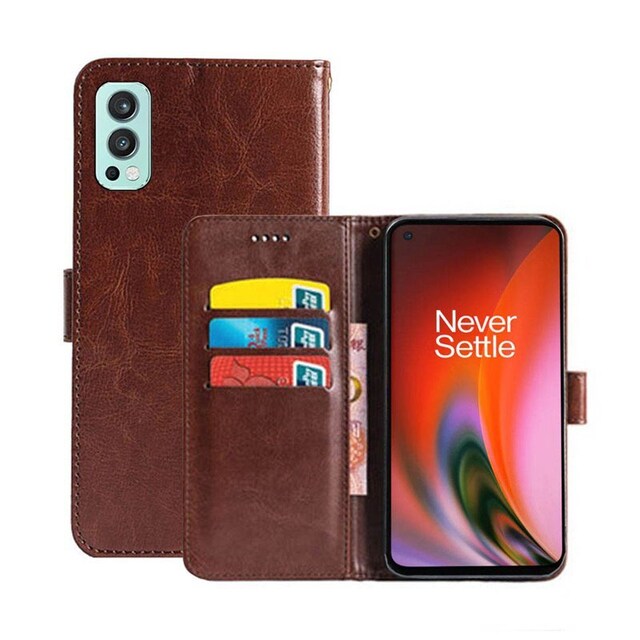 Wallet Cover 3-kort OnePlus Nord 2 5G  - brun