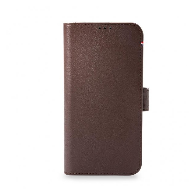 Decoded iPhone 13 Pro Etui Leather Detachable Wallet Chocolate Brown