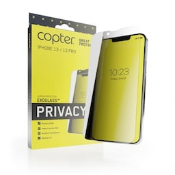 Copter iPhone 13/iPhone 13 Pro Skærmbeskytter Exoglass Flat Privacy