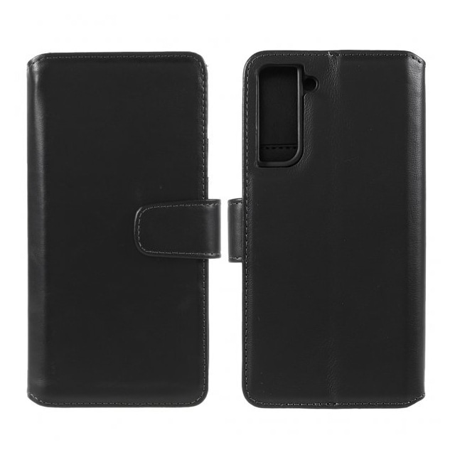 Nordic Covers Samsung Galaxy S21 Etui Essential Leather Raven Black