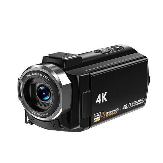 Videokamera 4K/48 megapixel/16x zoom/nattesyn/fjernbetjening | Elgiganten