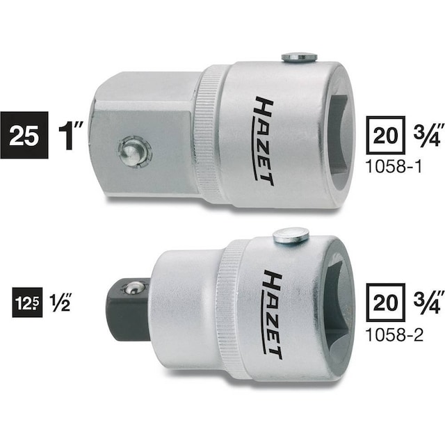 Hazet 1058-2 Socket Adapter Drev (skruetrækker) 3/4 (20