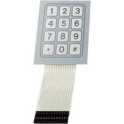 TRU COMPONENTS SU709930 Folietastatur Tastatur Matrix 3