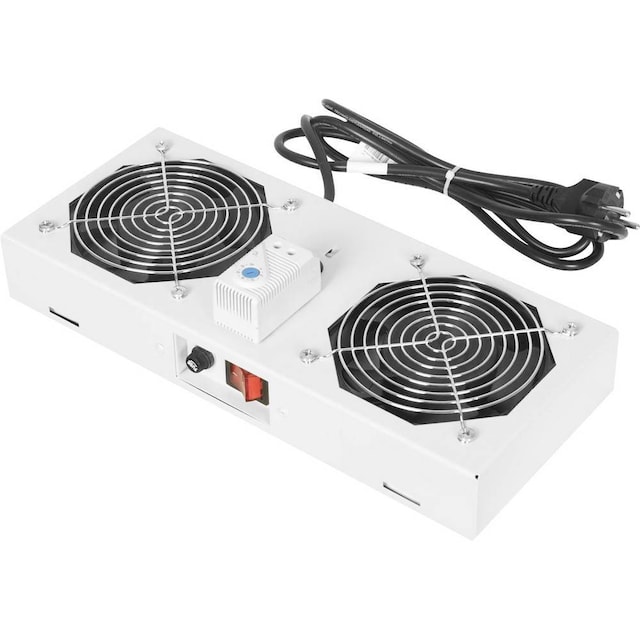 Digitus DN-19 FAN-2-WM-T 19 tommer 2 x Netværksskab-ventilator Grå