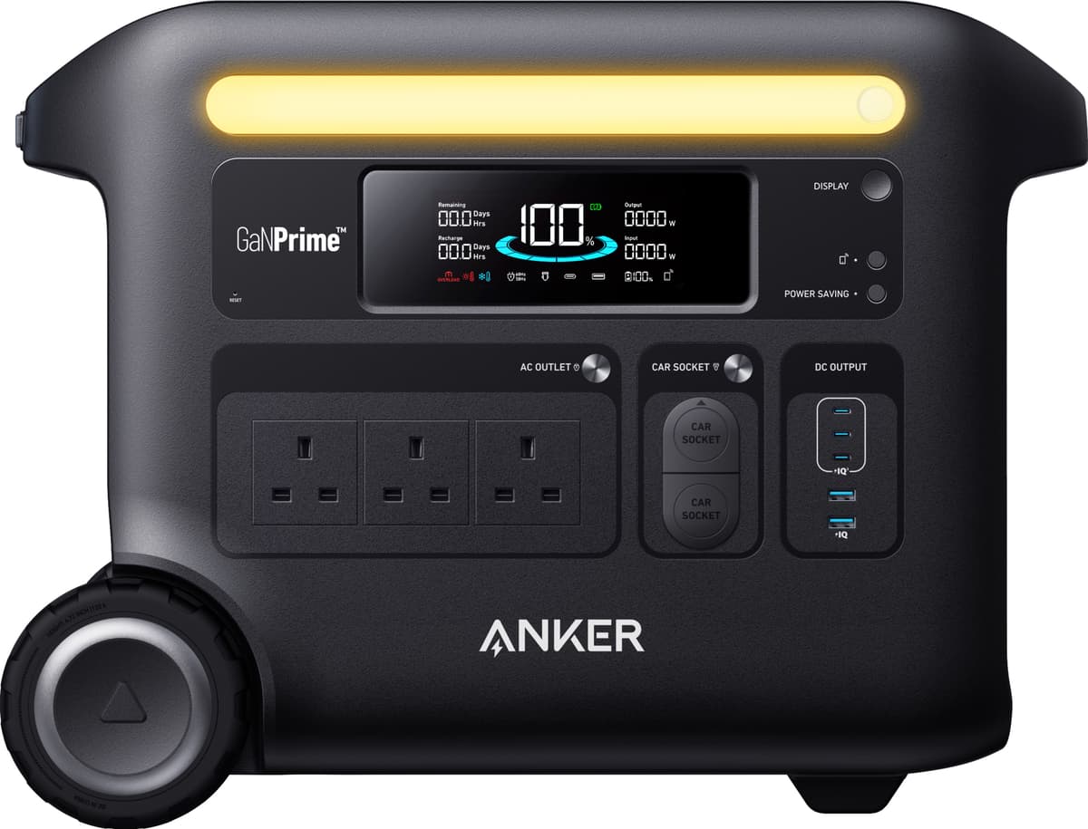 Anker Solix F2600 2560Wh bærbart strømforsyningsanlæg