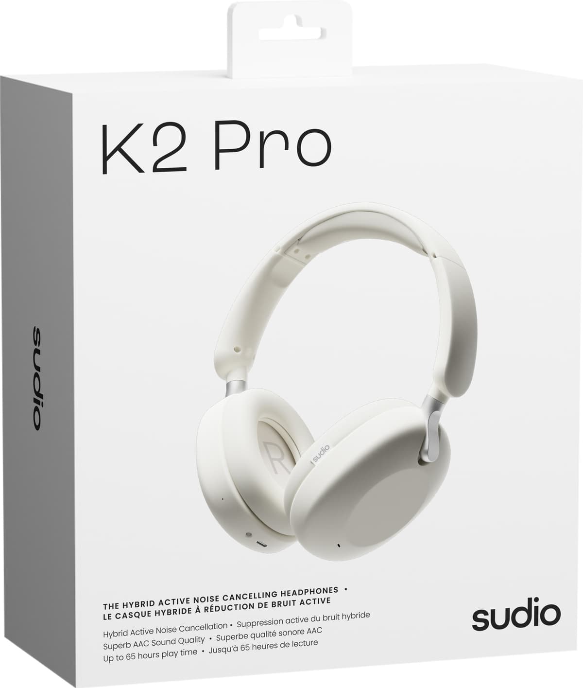 Sudio K2 Pro trådløse around-ear-hovedtelefoner (hvid)