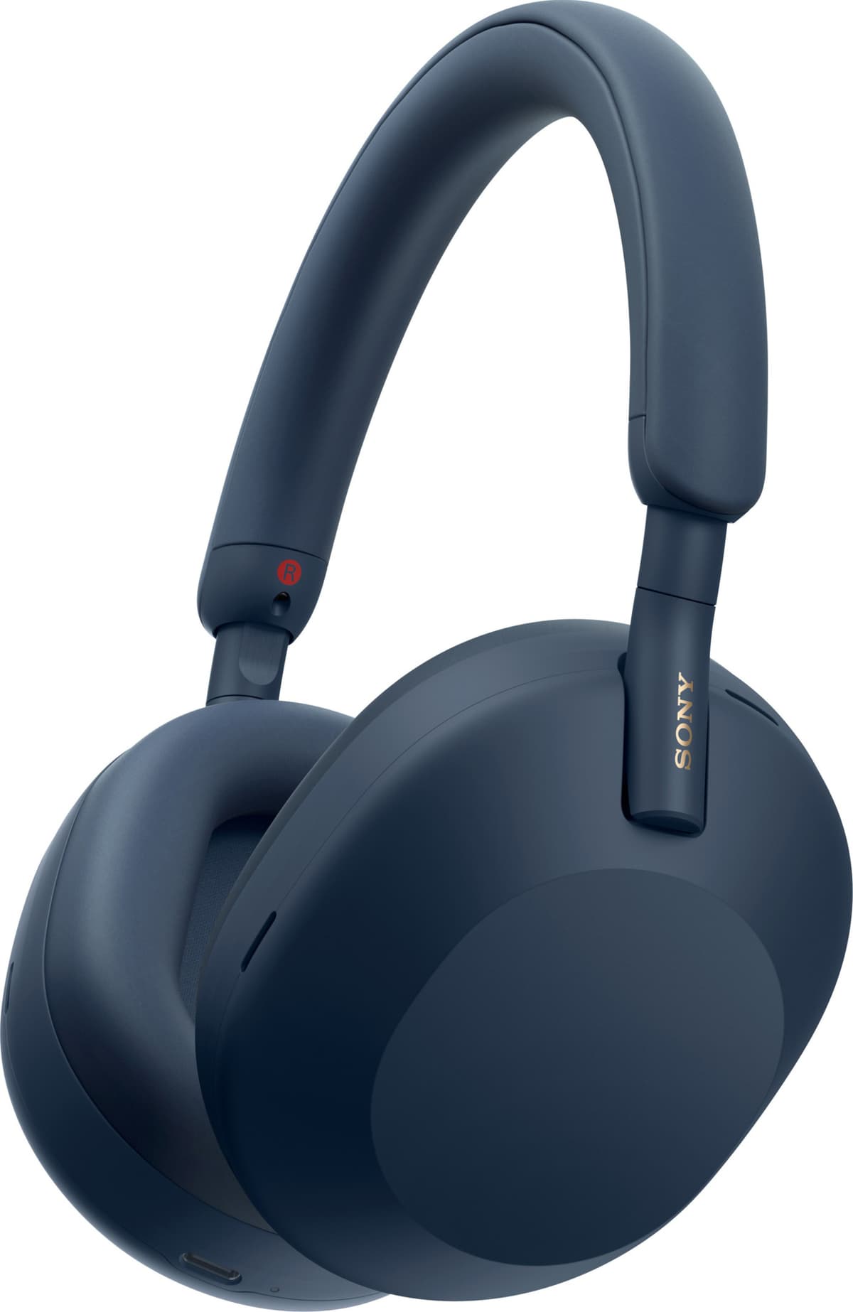 Sony WH-1000XM5 trådløse around-ear høretelefoner (midnight blue)