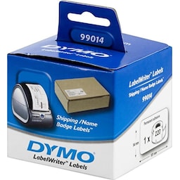 DYMO LabelWriter hvide fragt etiketter, 101x54 mm, 12-pack (2640stk.),