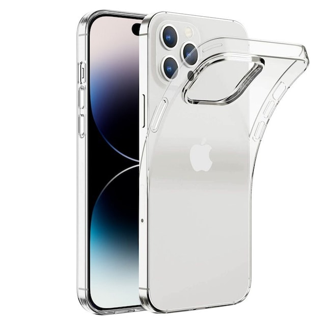 Silikone cover gennemsigtig Apple iPhone 14 Pro Max