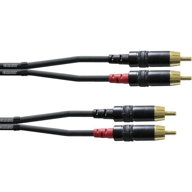 Cordial CFU1,5CC Audio Adapterkabel [2x Cinch-stik - 2x