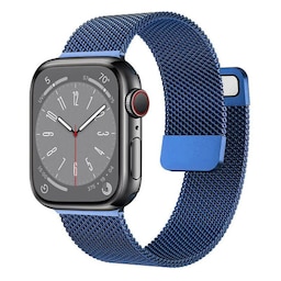 Milanese armbånd Apple Watch 8 (45mm) - Blå