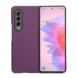 Læder cover Samsung Galaxy Z Fold 4 - Lilla