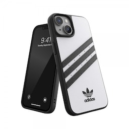 Adidas iPhone 14 Cover 3 Stripes Snap Case Hvid Sort