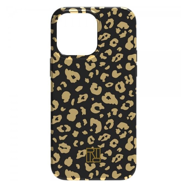Richmond & Finch iPhone 14 Pro Max Cover Gold Leopard