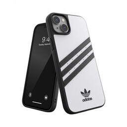 Adidas iPhone 14 Plus Cover 3 Stripes Snap Case Hvid Sort