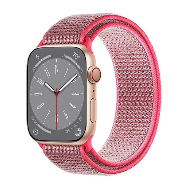Nyon Armbånd Apple Watch 8 (45mm) - Hot pink