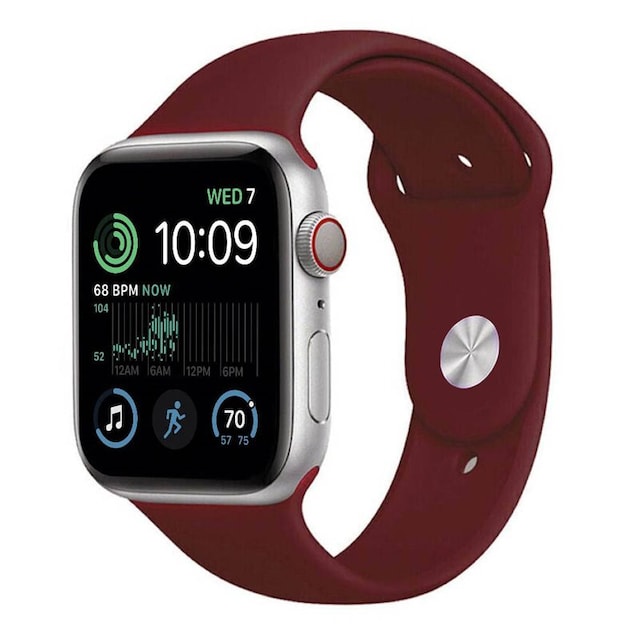 Sport Armbånd Apple Watch SE 2022 (44mm) - Wine red