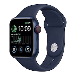 Sport Armbånd Apple Watch SE 2022 (44mm) - Blue Black